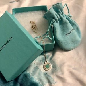 Tiffany & Co. Round Heart Pendant Necklace